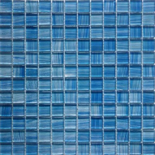 plavi stakleni mozaik 30×30 cm