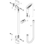 Слика на Туш Сет Croma Select S Vario Shower Set 0.65 M 26562400
