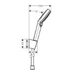 Tuš ručica Hansgrohe Crometta Vario za kupatilo