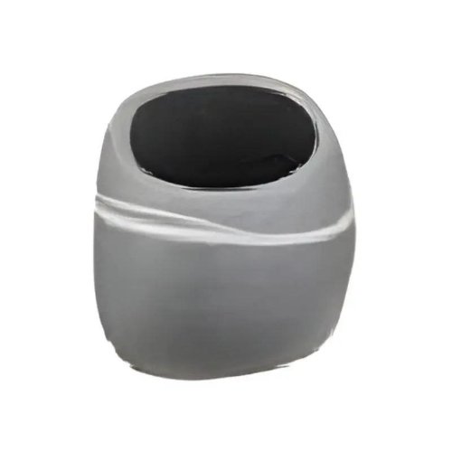 čaša za četkice rock grey siva keramika