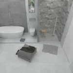Svetlosiva podna pločica mat finiš