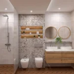 Bež pločice imitacija cementa 25x75