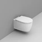 Demy bela wc daska montirana na šolju