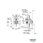 Grohe BauClassic - Ugradna Baterija sa Prebacivačem 29047000 