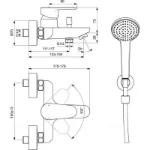 Ideal Standard Cerafine O slavina mat crna