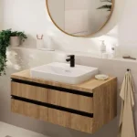 Vernis Baterija za Lavabo 70 Mat Crna 71550670