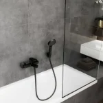 Slavine I Vernis baterija za kadu mat crna 71440670