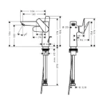 Hansgrohe Talis E 150 hrom baterija