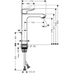 Metris 200 Hansgrohe lavabo slavina