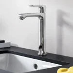 Chrome baterija za lavabo modernog dizajna