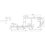 lajsna za pločice aluminijum 12mm