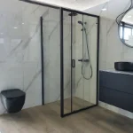 Neptum 6121 klizna vrata crni ram