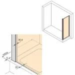 Classics 2 panel srebro mat