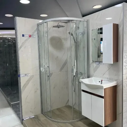 polukružna tuš kabina r80x200
