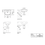 Onovo Polustub za Lavabo 650 52660001