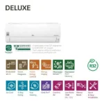 LG Klima Deluxe Dual Inverter DC12RQ.NSJ+DC12RQ.UL2 tehničke specifikacije