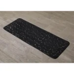 mikrofiber kupatilska prostirka 45x120 crna