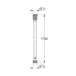 Silverflex Tuš Crevo 1750 28388000