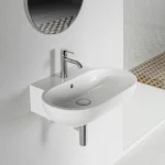 Viseći ovalni lavabo 65 cm