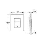 Grohe taster 38732SH0 bela