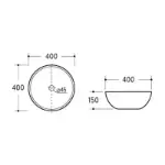 Lavabo Simple 3 Mat
