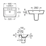 Gap Lavabo 60 60x47 A327474000