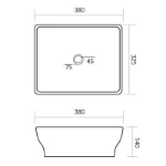 Beli lavabo za kupatilo