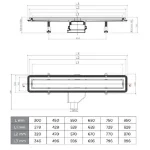 Linijski slivnik Peštan 75 cm