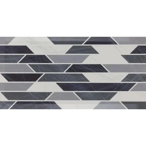 Zidna pločica Web Faset Grey 25x50