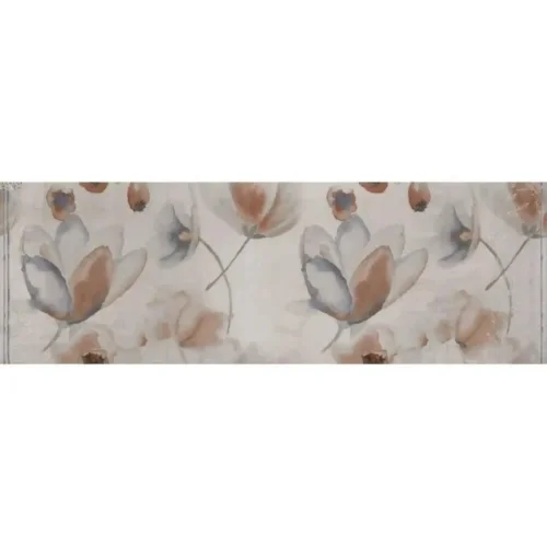 Pastellato Grey Decor zidna pločica sa floralnim motivom