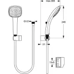 Ideal Standard tuš set hrom