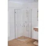 Polukružna tuš kabina 90x90