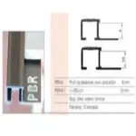 aluminijumska lajsna pbr-6 srebro