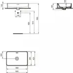 Ideal Standard lavabo sa tankim ivicama