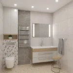 Siva pločica imitacija mermera sjajna površina