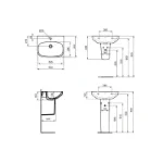 Ideal Standard lavabo beli