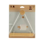 Tendance Držač Toalet Papira Samolepljivi 19x18,3x4 CM Bambus/bela 91047100