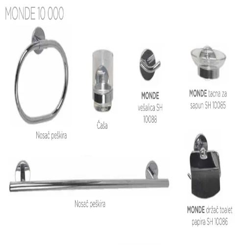 set kupatilske galanterije SH 10000 MONDE 6 u 1