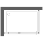 crna tuš kabina 90x120x200