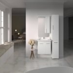 Lavabo sa ormarićem beli