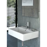 nadgradni lavabo pravougaoni beli