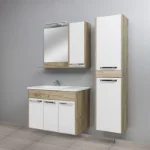 kupatilski vertikalni ormarić bijeli
