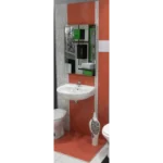 Dekorativna pločica sa stripes teksturom