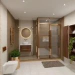 Braon zidna keramika Selena 25x40