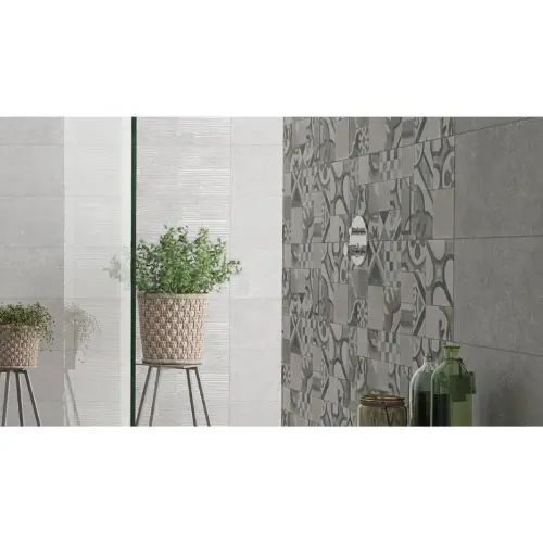 Corona Squares Grey 4711 dekorativna listela 25,5x75,5