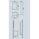 ogledalo sa rasvetom 600x800 mm