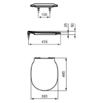 Connect Air SS WC Daska Sandwich E036601