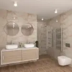 Beige dekorativna pločica onyx izgleda