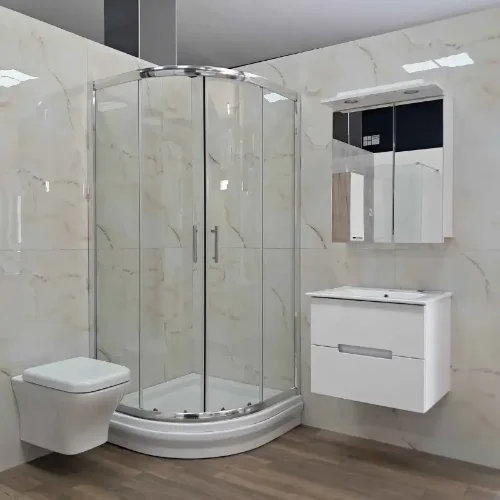 Fonte S131 R90 polukružna tuš kabina
