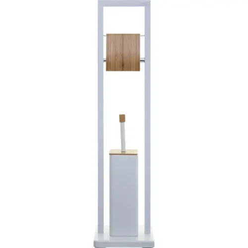Držač toaletnog papira i WC četke metal bambus